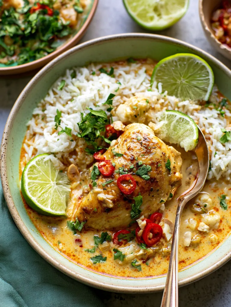 One Pan Coconut Lime Chicken