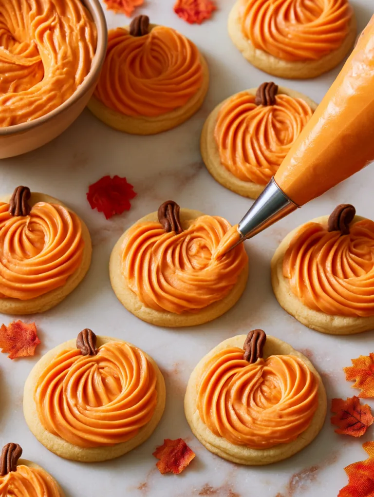 Sourdough Pumpkin Sugar Cookies with Creamy Buttercream
