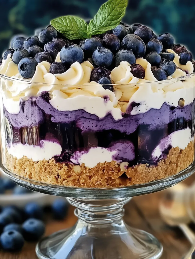 Blueberry Trifle