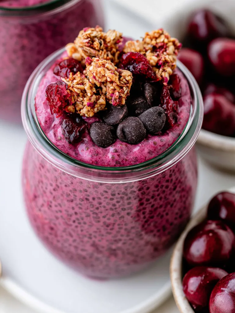 Cherry Chia Pudding