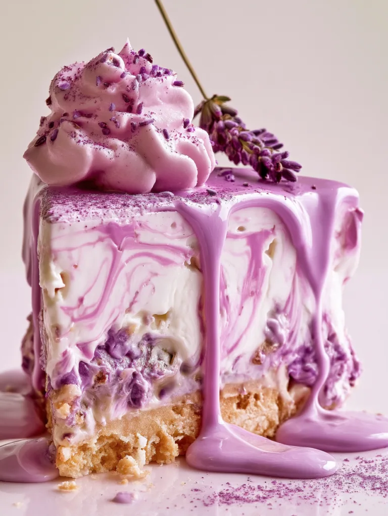 Dreamy Lavender Cheesecake
