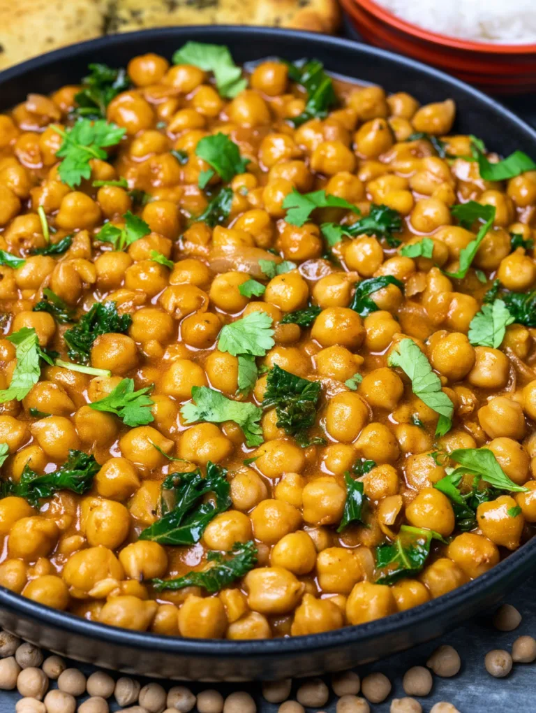 Easy Spiced Chickpea Stew with Coconut Milk