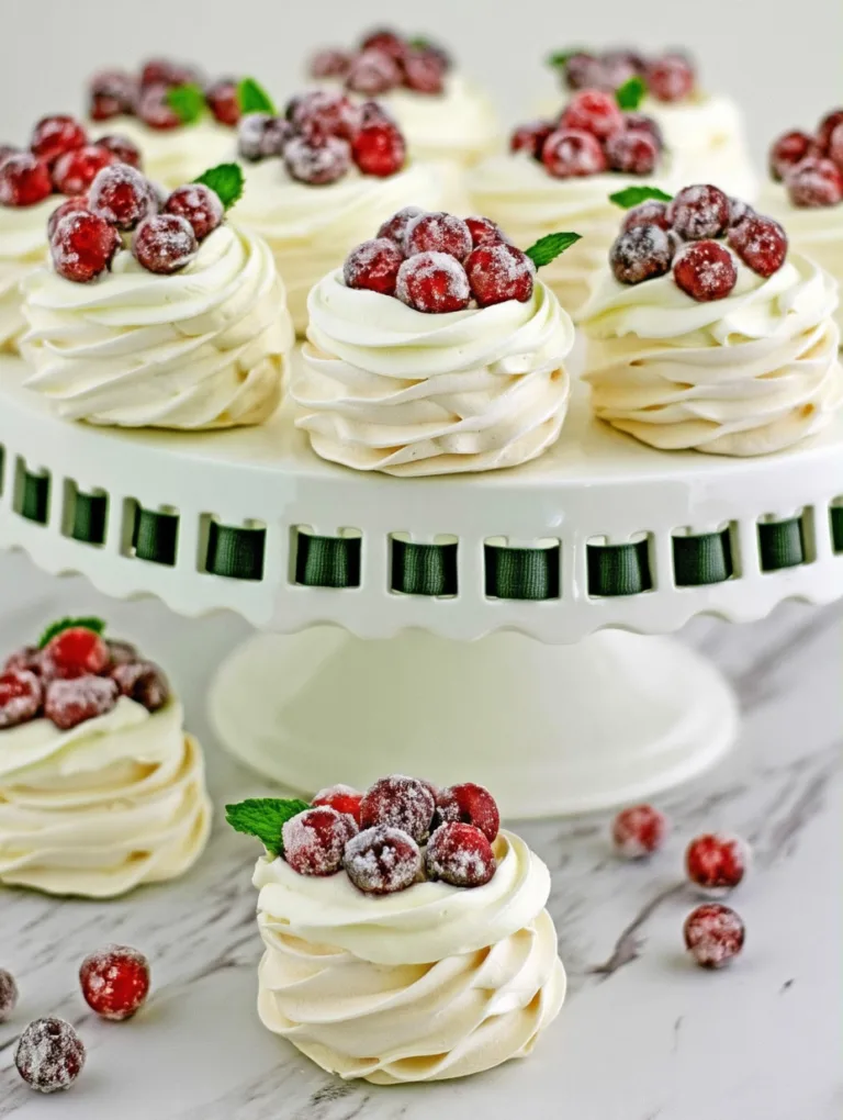 Meringue Fruit Baskets