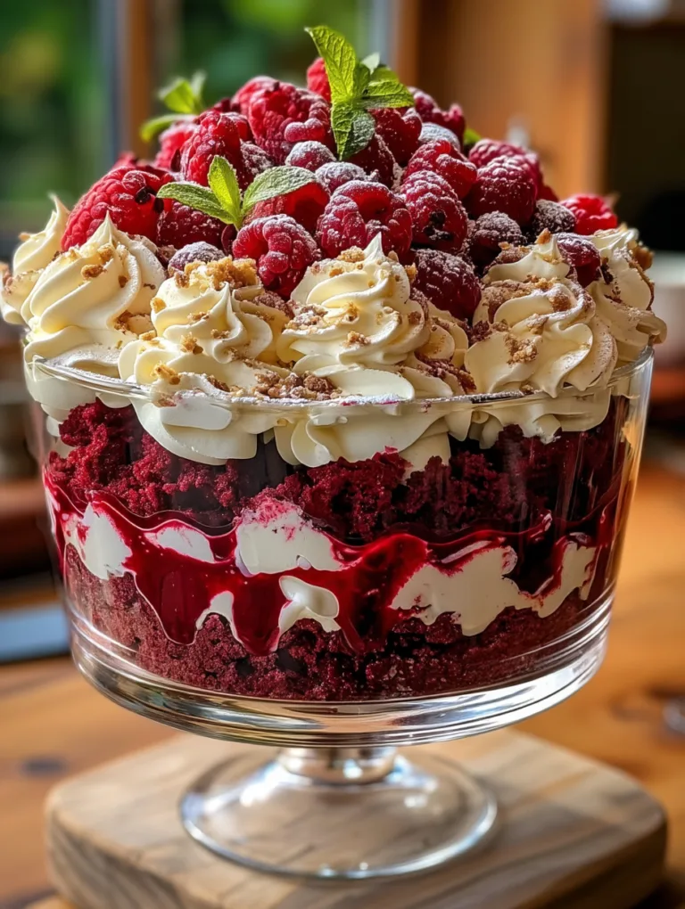 Red Velvet Cake Trifle